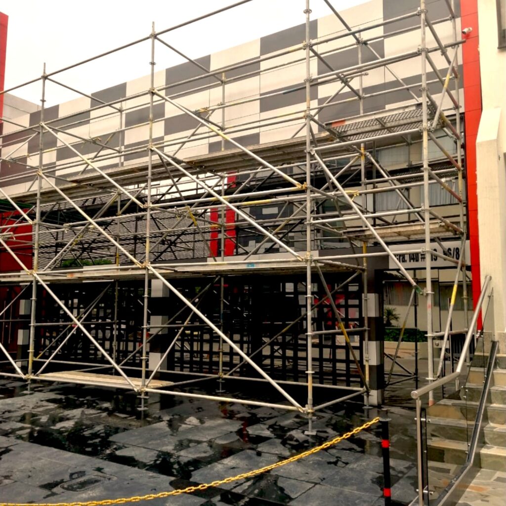 Andamio Multidireccional Certificado para Fachada